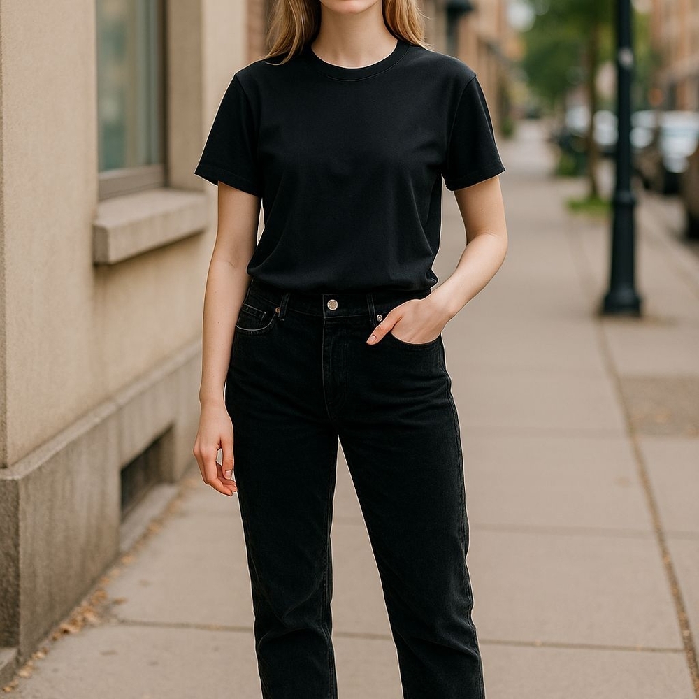 Levi's Women's Black Straight Leg Jeans